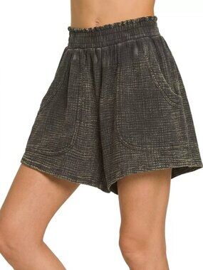 Washed Double Gauze Shorts – Lightweight & Breathable Summer Shorts